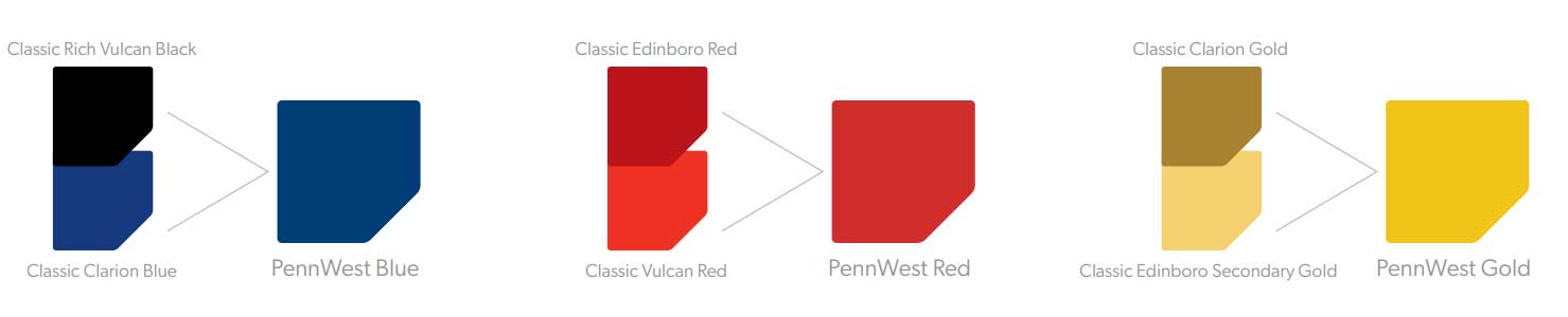 PennWest color examples