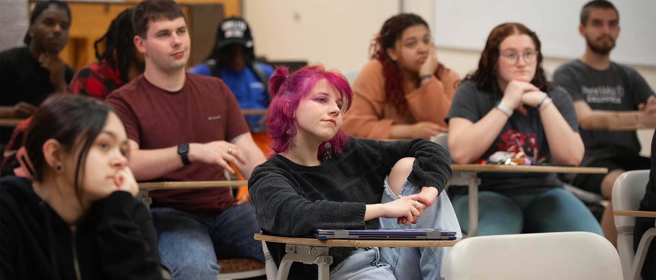 Students in a classroom