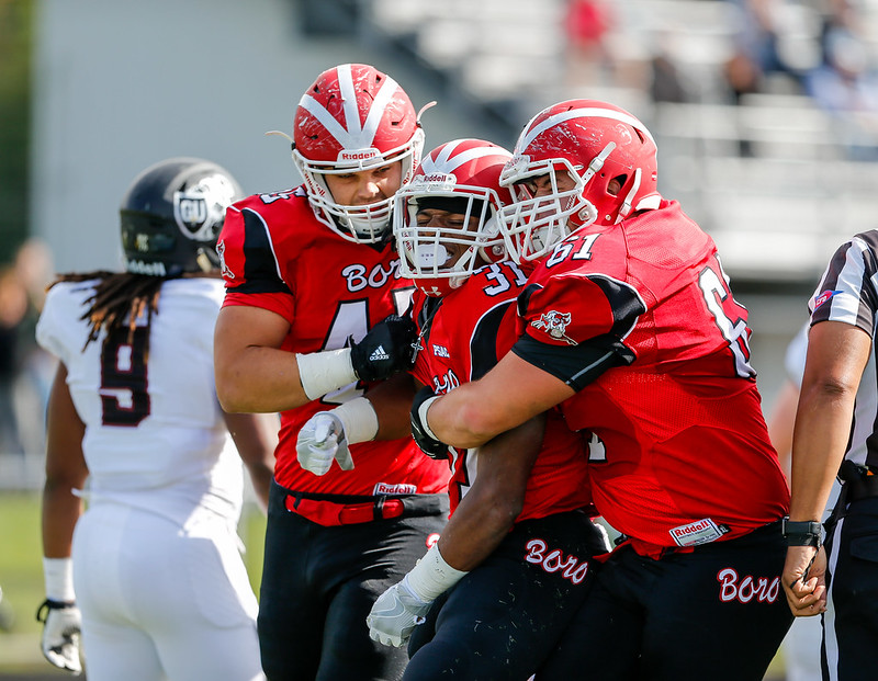 PennWest Edinboro playing football.