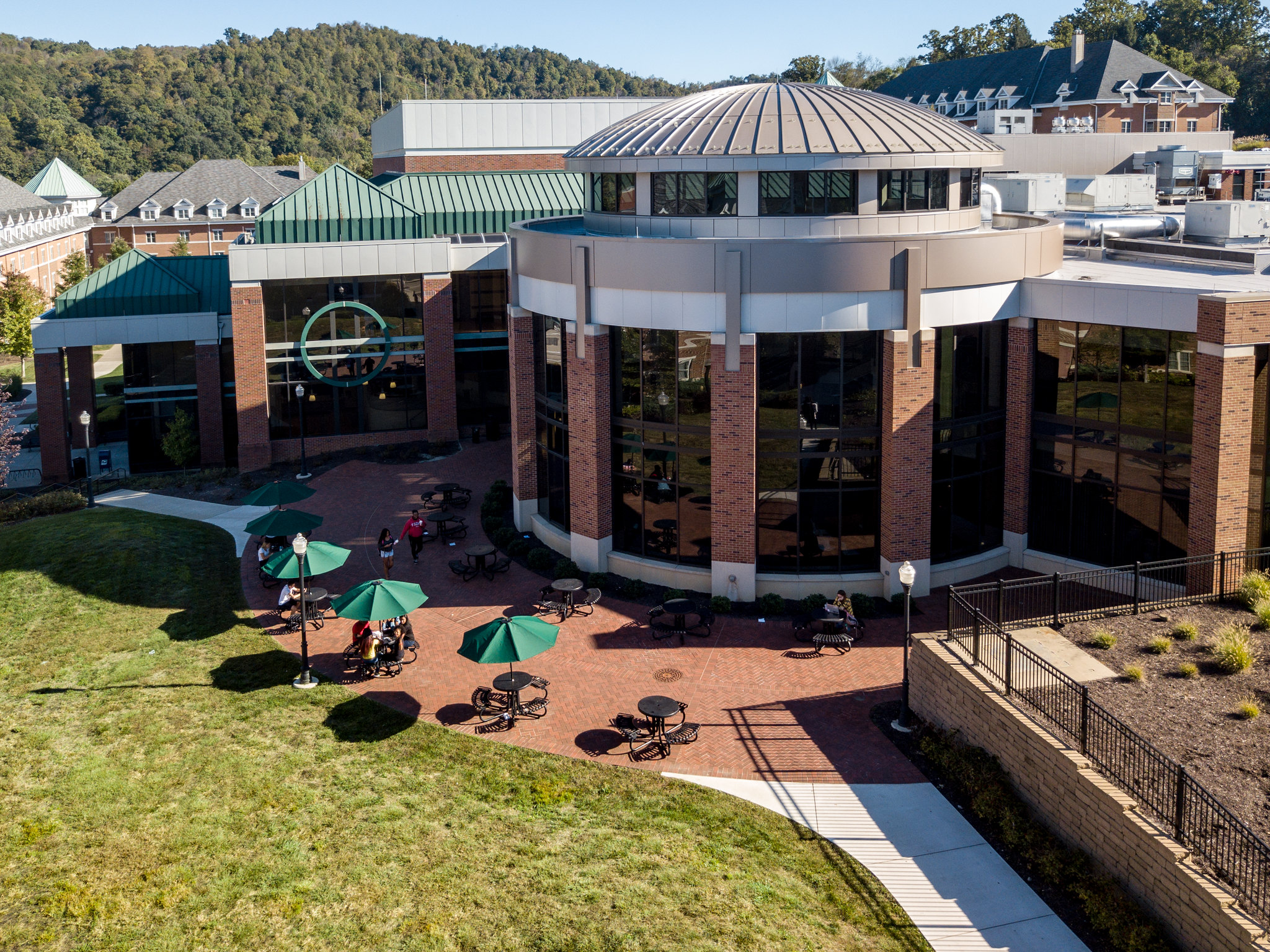 Aerial View of Natali Student Center