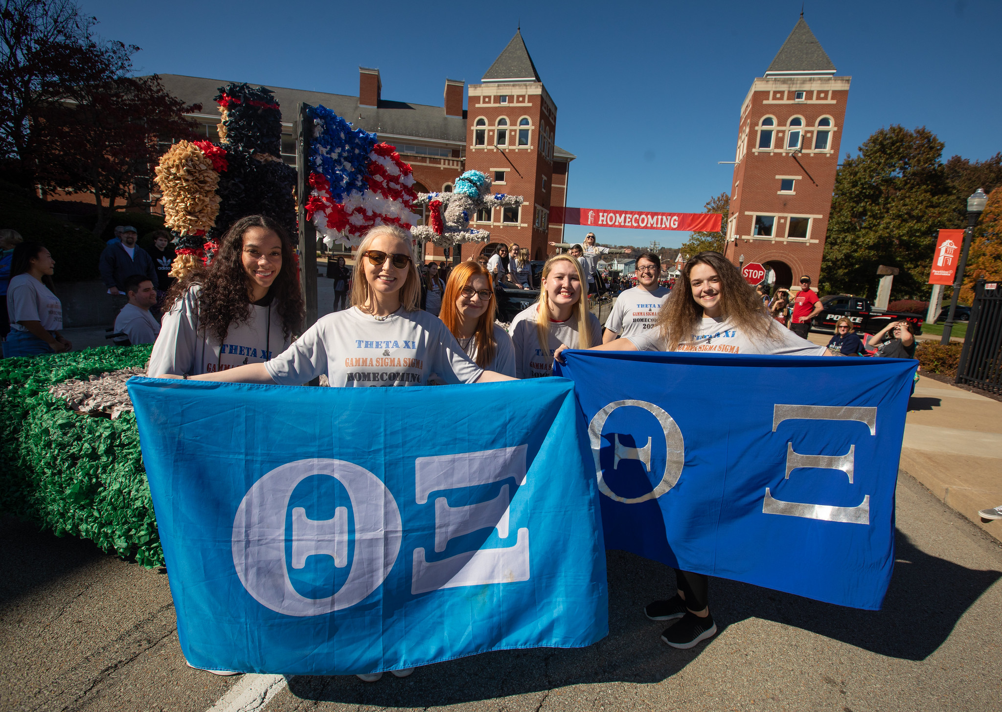 California Sorority during homecoming 