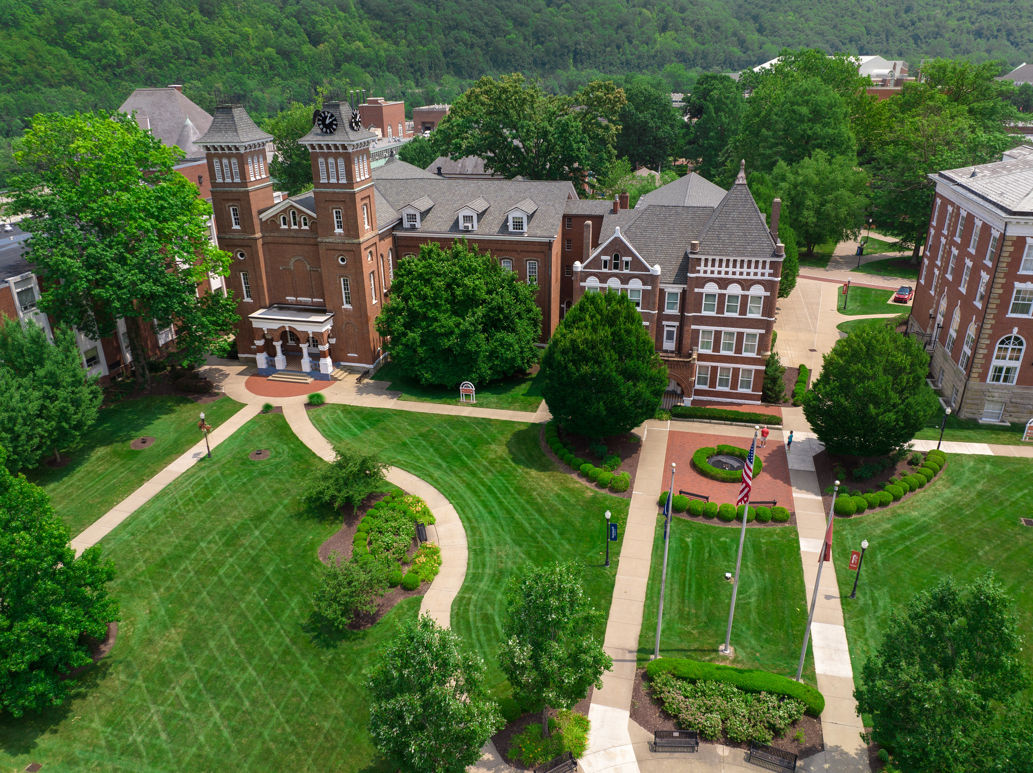 Aeriel VIew of PennWest California Campus