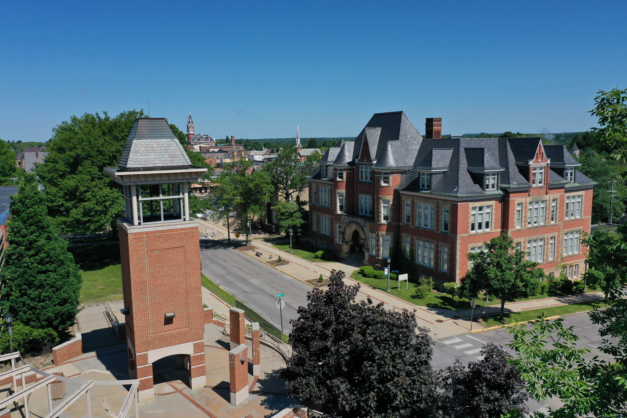 View of Clarion Campus and Town