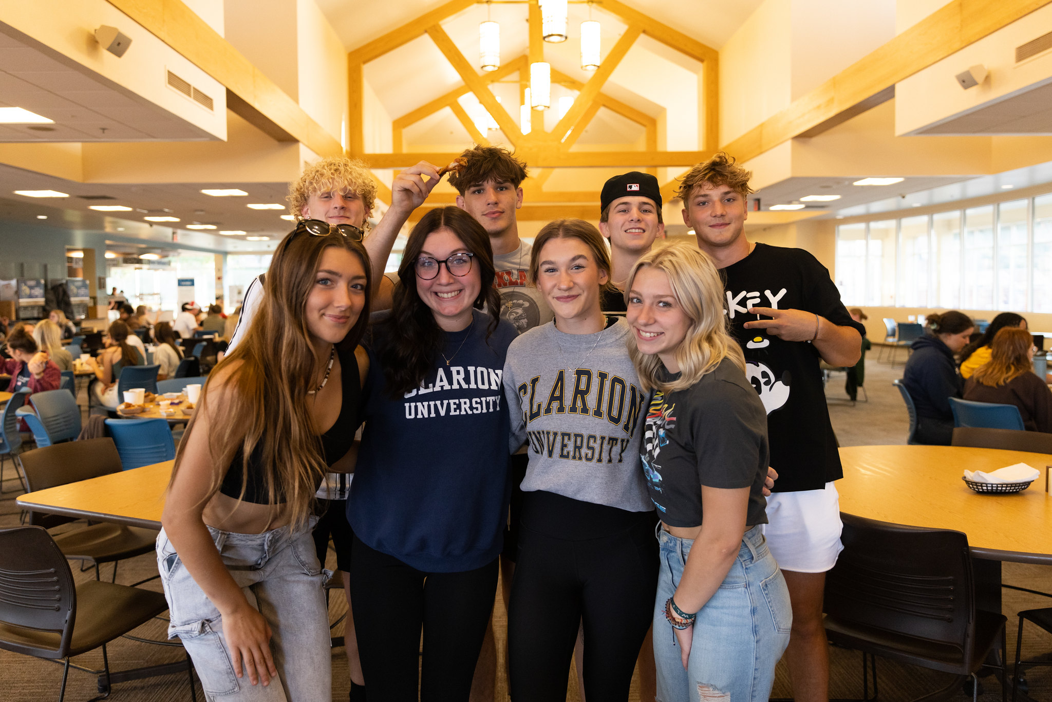 PennWest Clarion Students Enjoying Some time in the cafe