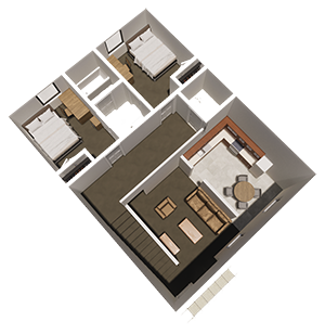 Reinhard 4 bed 2 bath loft layout