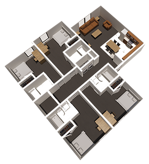 Reinhard 4 bedroom 4 bath room layout