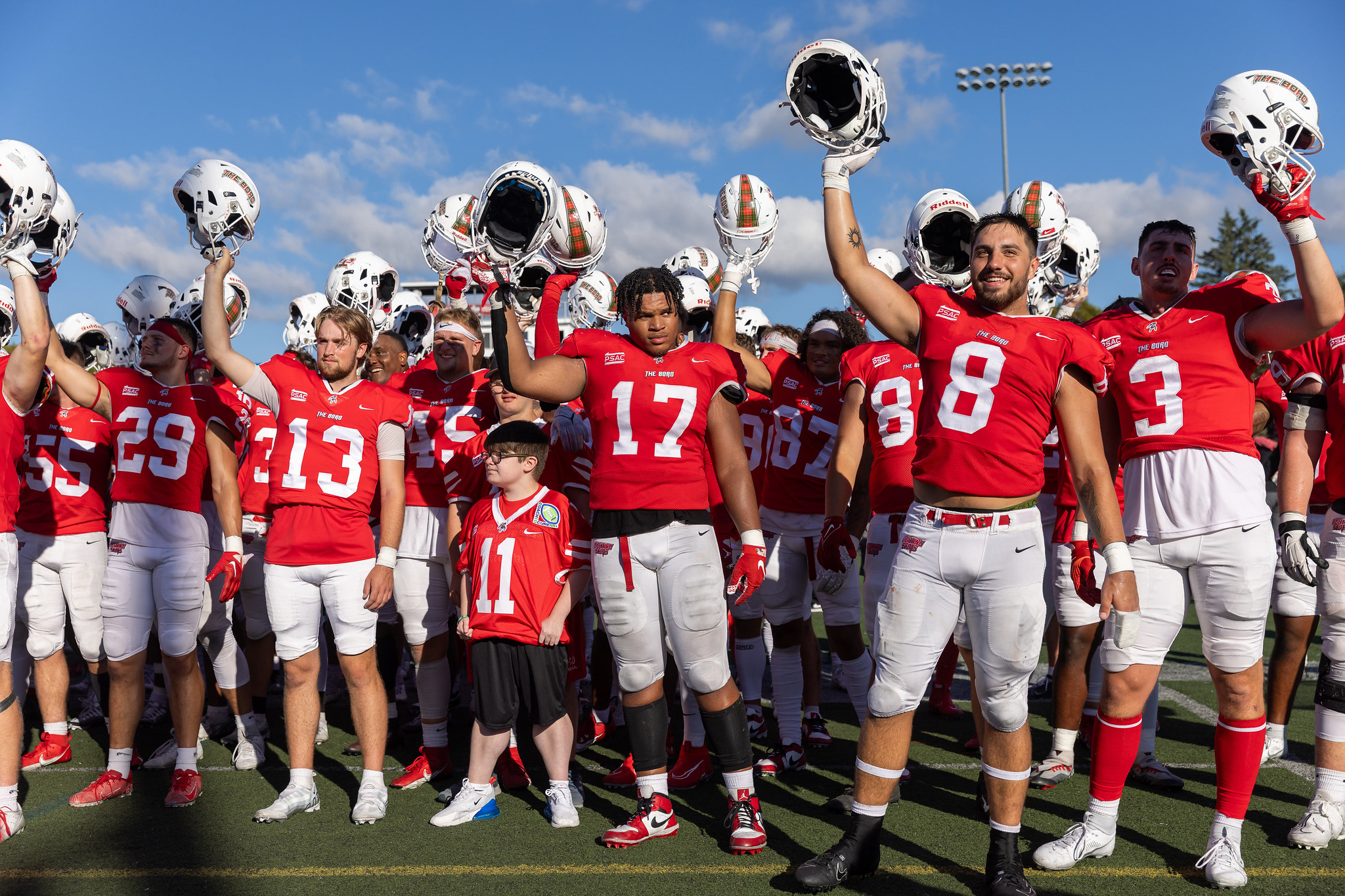 Edinboro Football Team Cheering