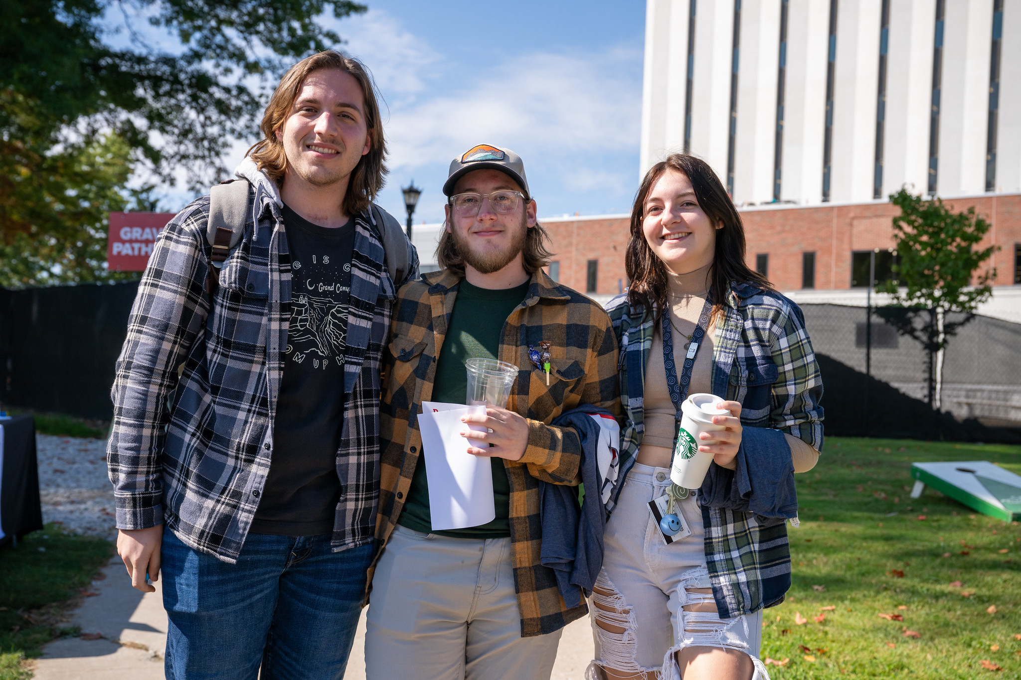 Boro Students Enjoying Coffee