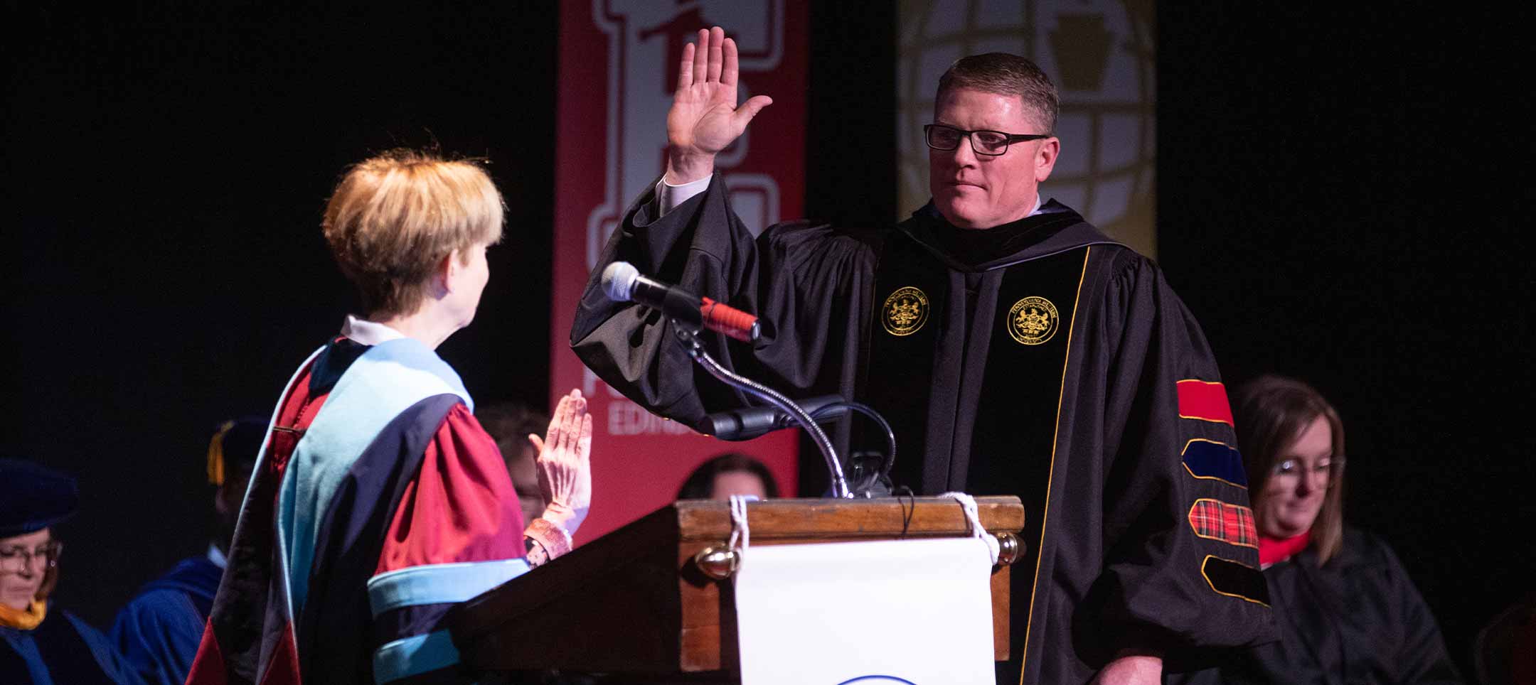 Dr. Anderson begin sworn in