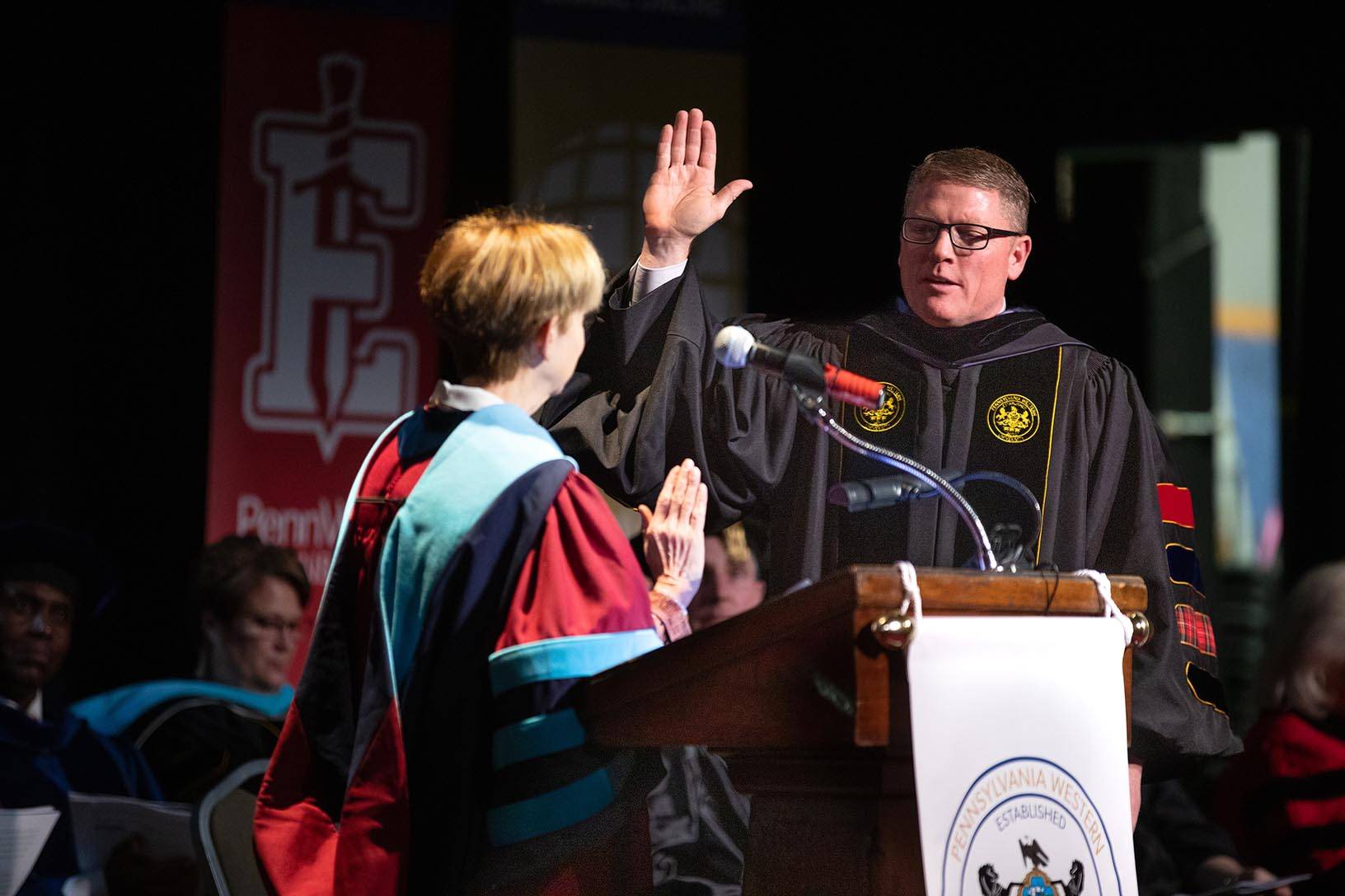 President Anderson takes Oath of Office