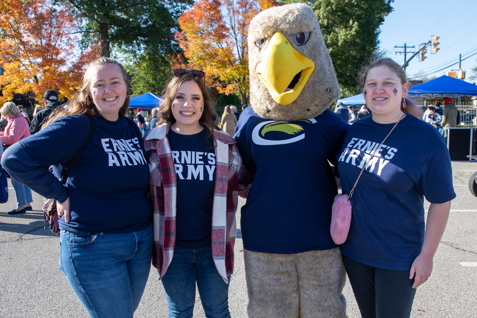 Clarion Students with Ernie