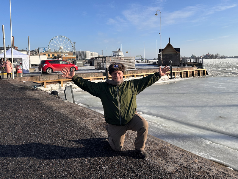 Dr. Sean Madden at SkyWheel Helsinki